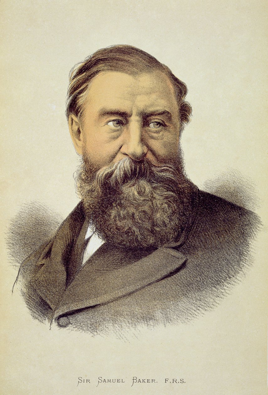 Portrett av Sir Samuel Baker (1821-93) av English School