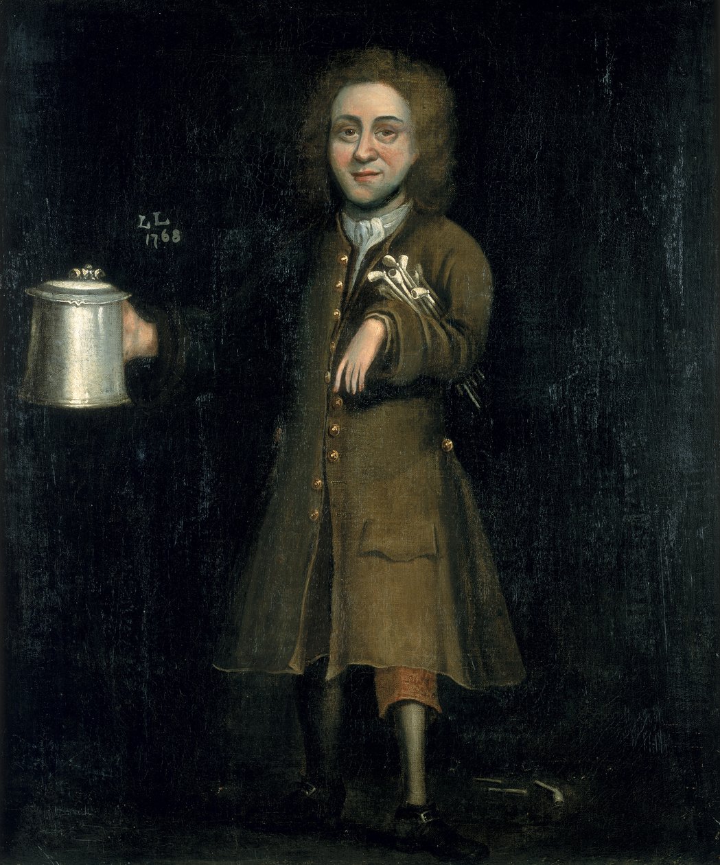 Portrett av Thomas Hodges, 1768 av English School