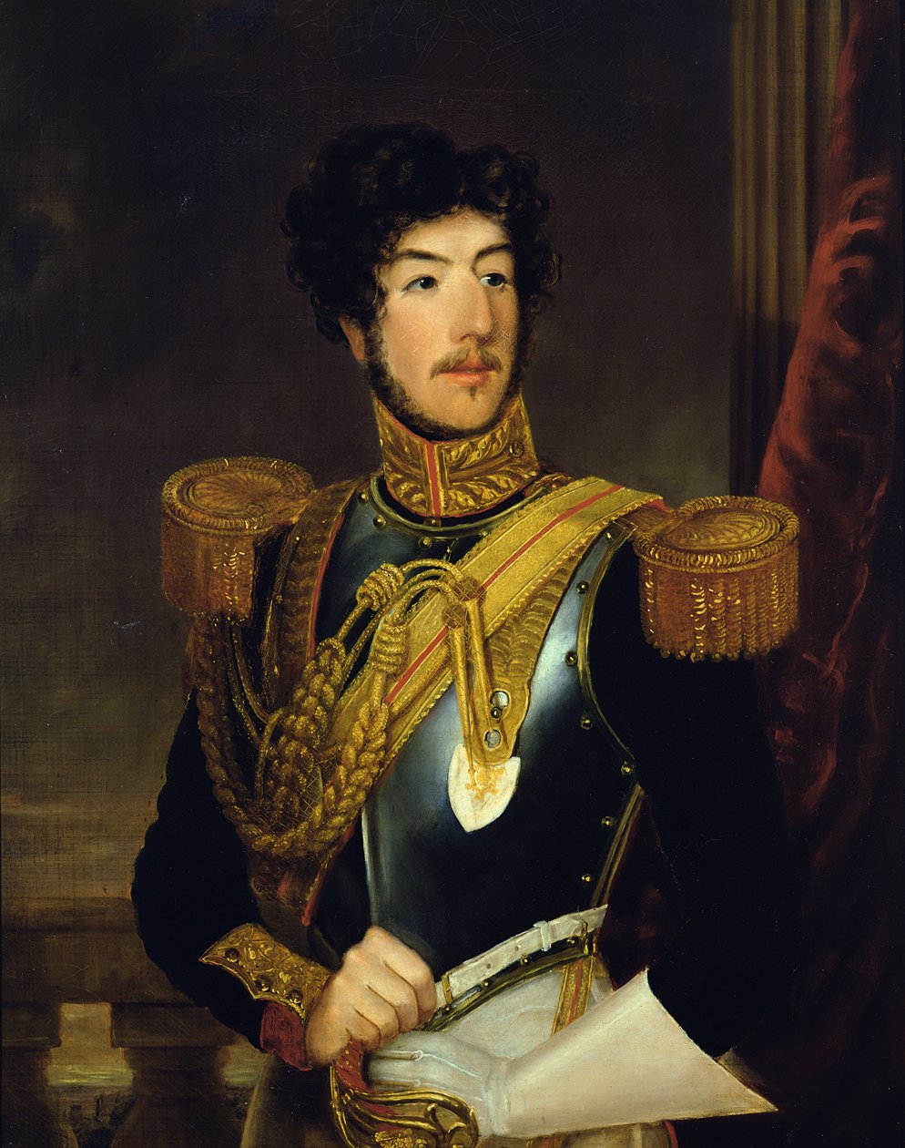 Portrett av Thomas Oliver Gascoigne (olje på lerret) av English School