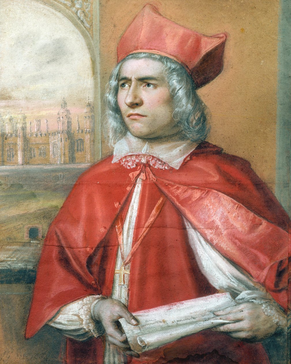 Portrett av Thomas Wolsey (ca. 1475-1530), 1664 av English School