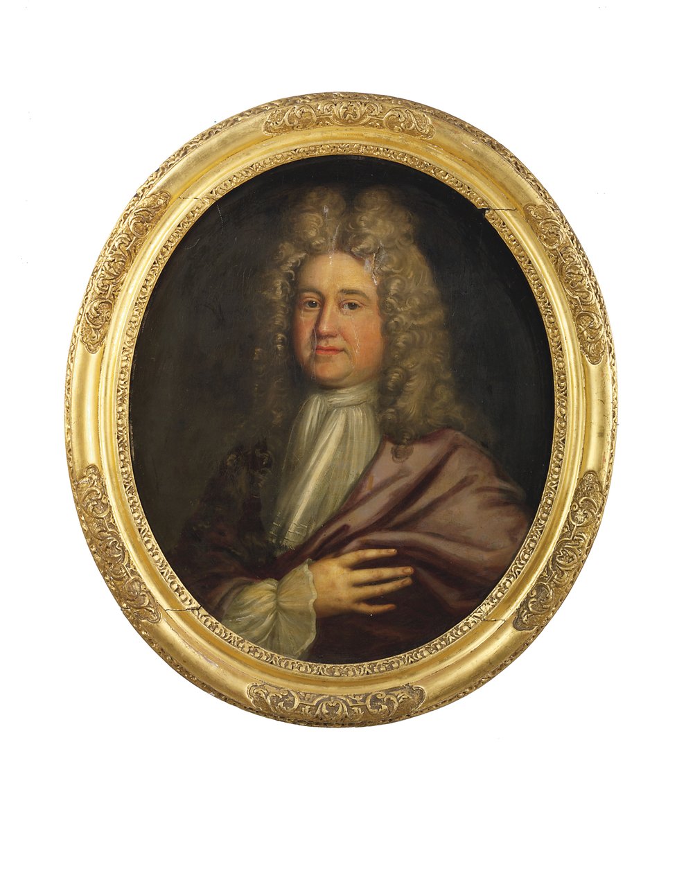 Portrett av William Cookson, tidlig på 1700-tallet (olje på lerret) av English School