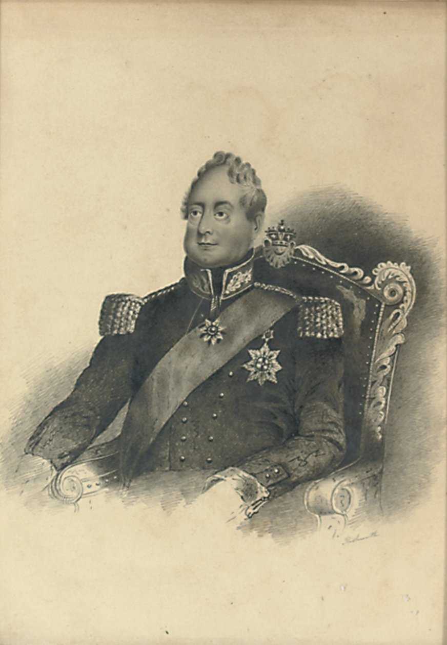 Portrett av William IV av English School