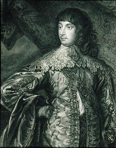 Portrett av William Russell (1613-1700) 1. hertug og 5. jarl av Bedford, fra "Lodge
