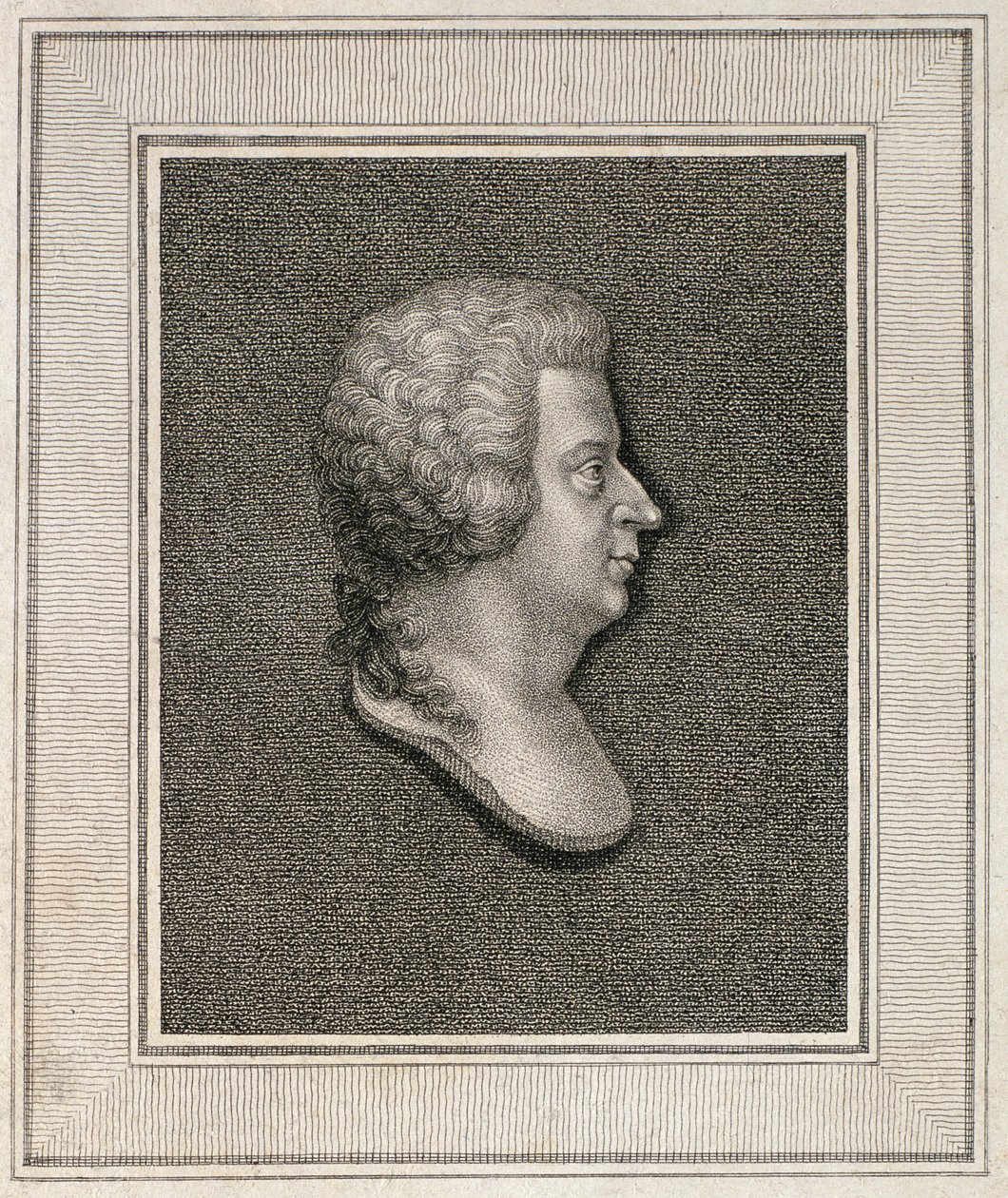 Portrett av Wolfgang Amadeus Mozart (1756-91), utgitt i 1814 av English School