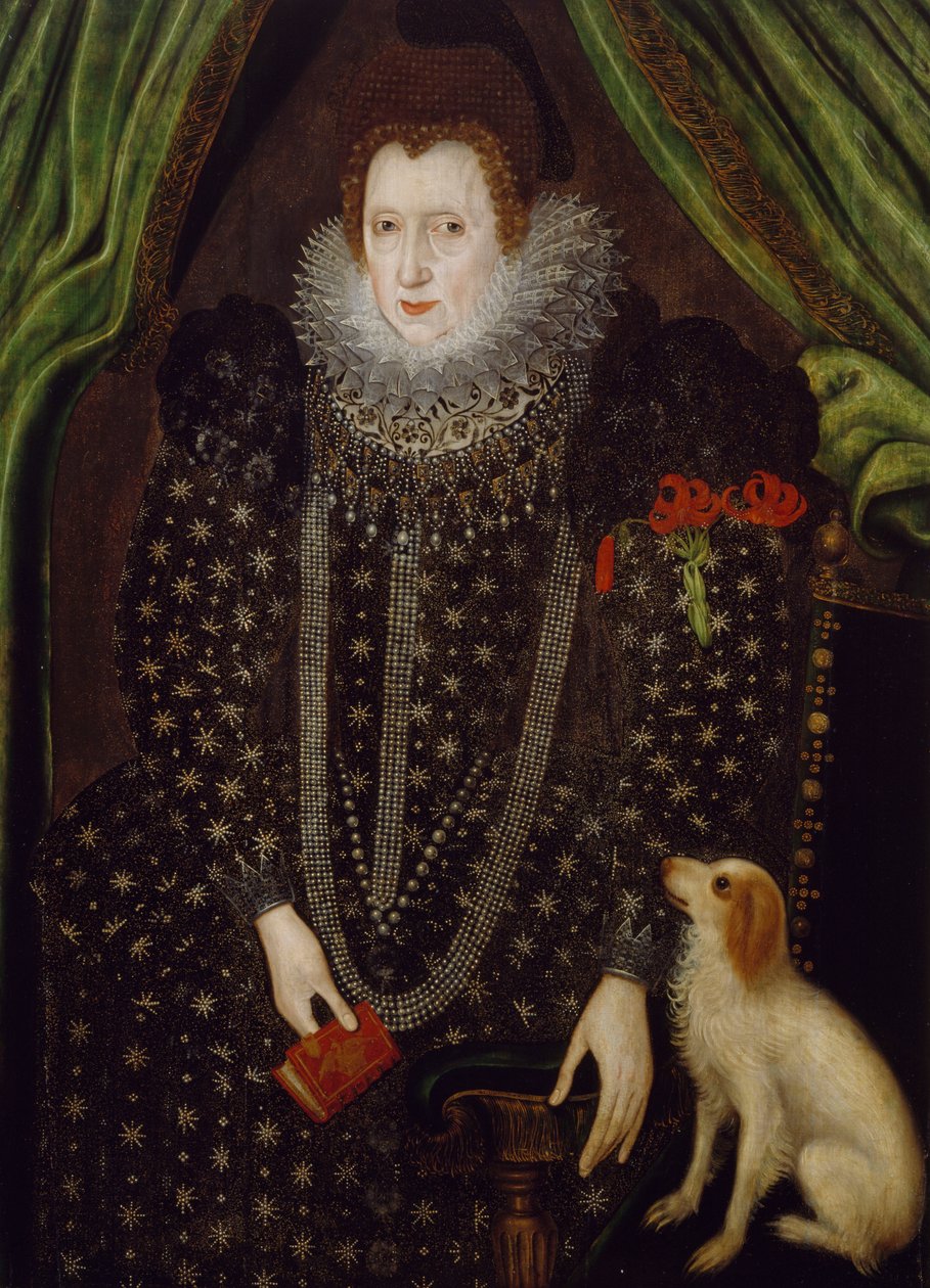 Portrett av en dame, 1600-1700 av English School