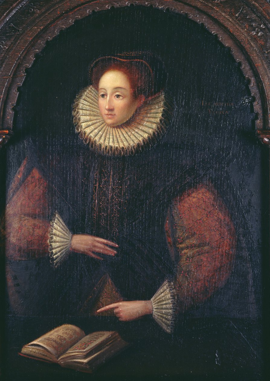 Portrett av en dame som antas å være Elizabeth I (1533-1603), ca. 1580 av English School