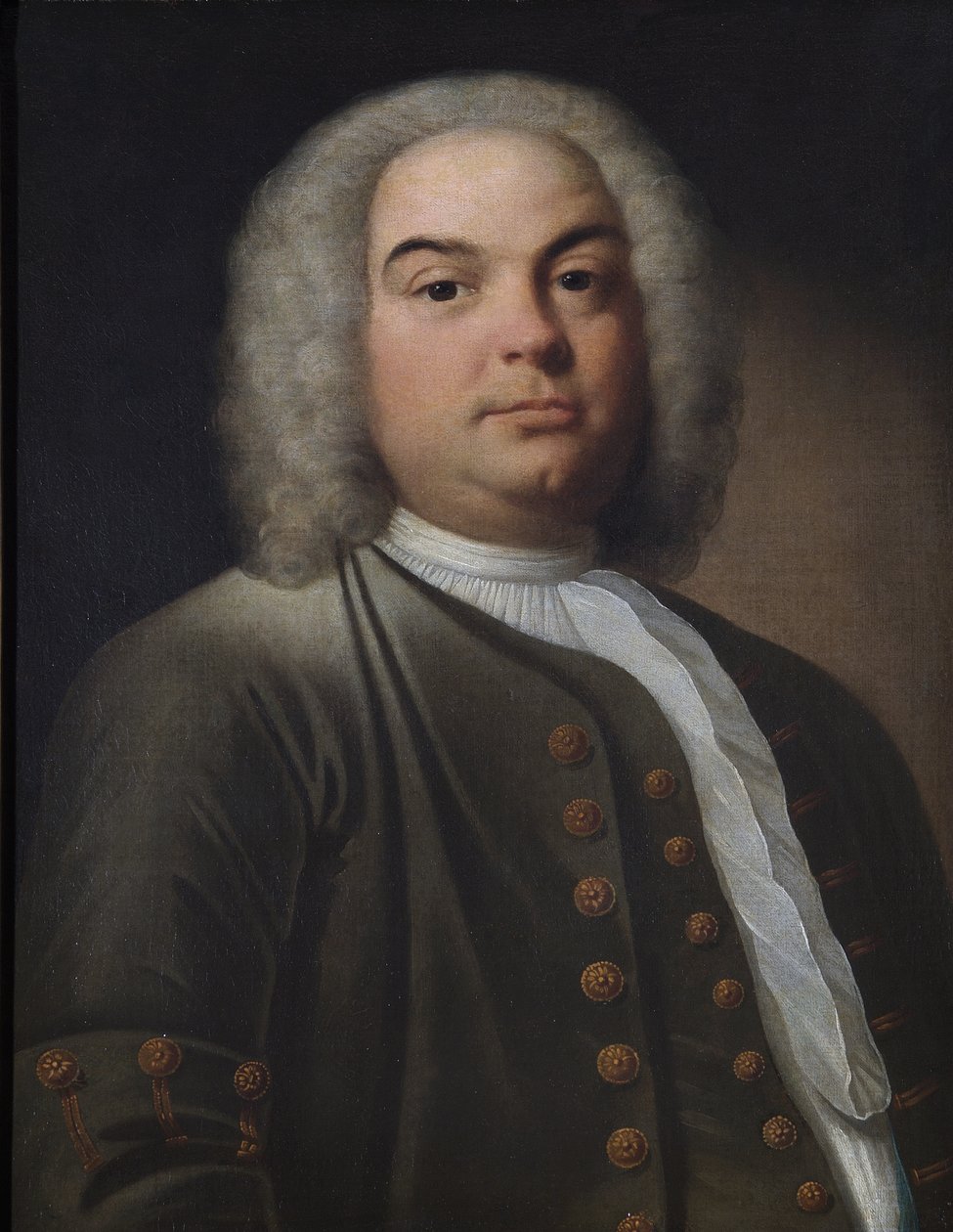 Portrett av en gentleman, kalt George Frederick Handel av English School