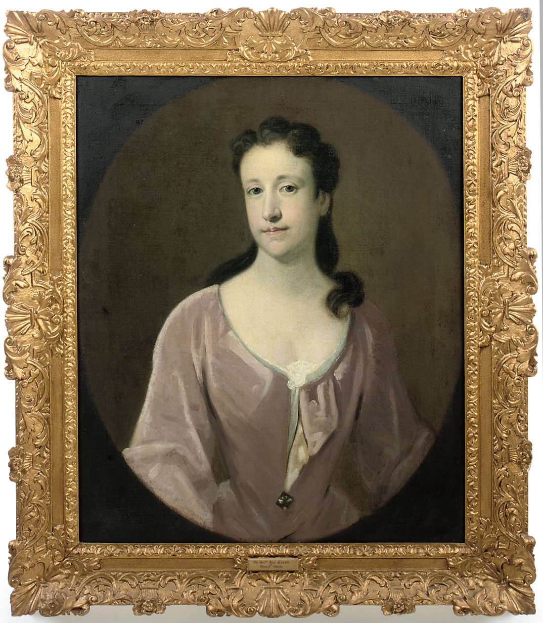 Portrett av en dame. tradisjonelt identifisert som fru Dorothy Smith, født Barret-Lennard av English School