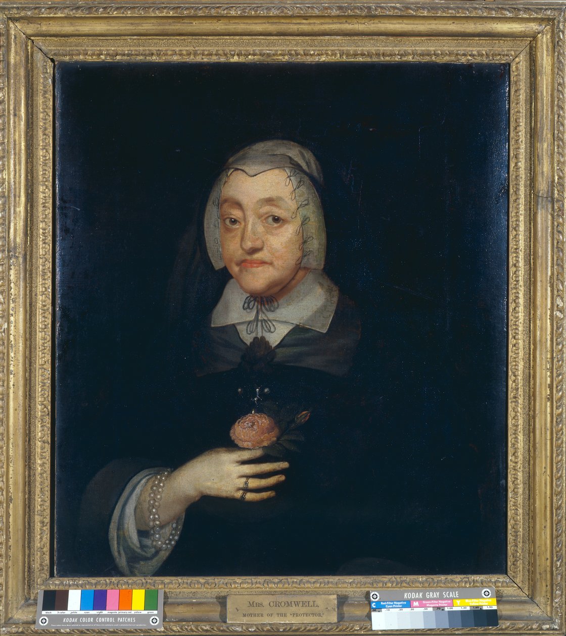 Portrett av en ukjent kvinne, ca. 1640-50 (olje på lerret) av English School