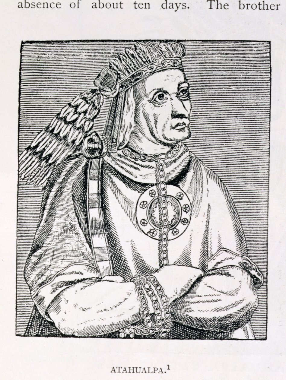 Portrett av den siste inkasjefen, Atahualpa, fra 