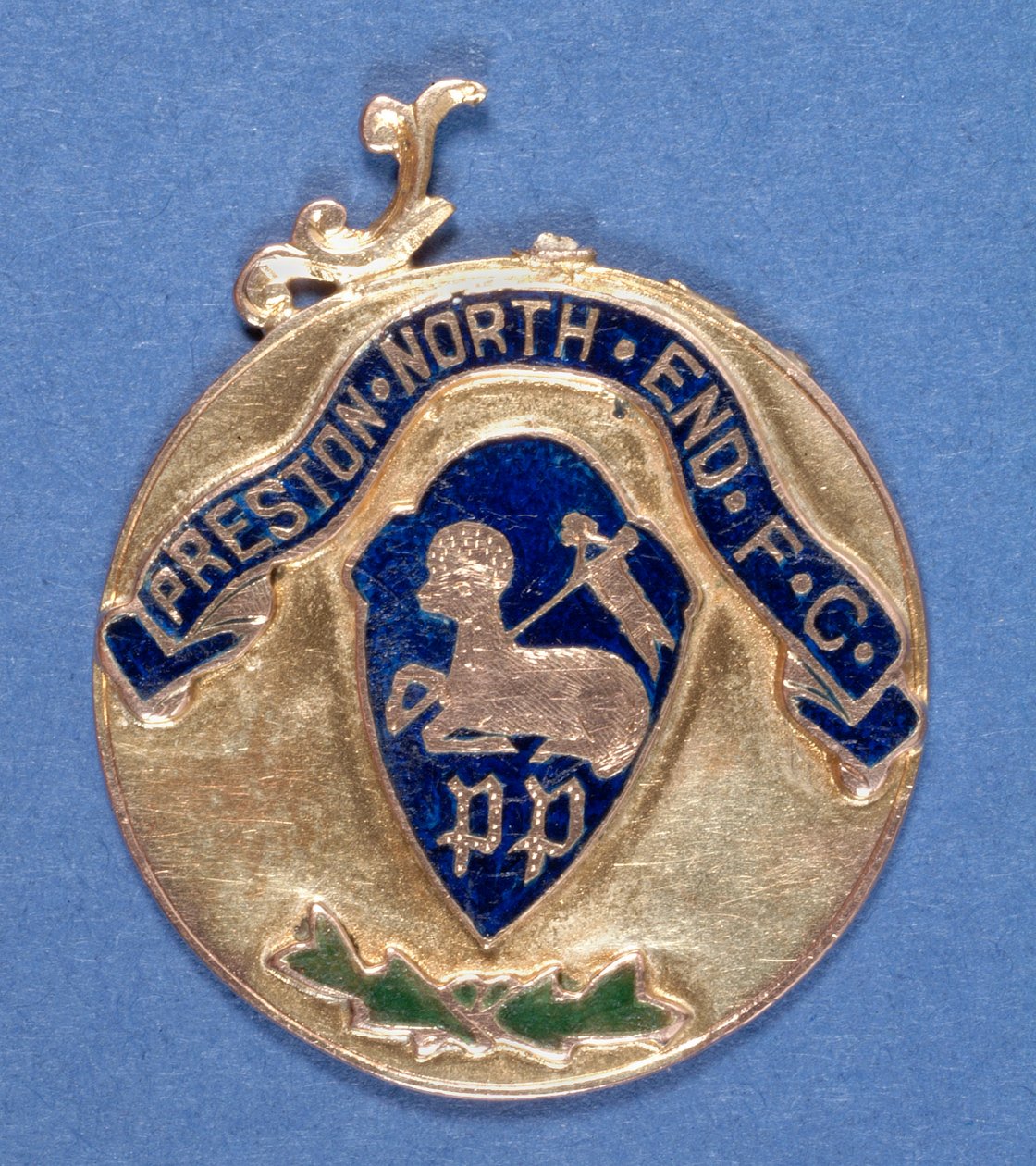 Preston North End Football Club Medal, 1897-98 (metall) (se også 315001) av English School