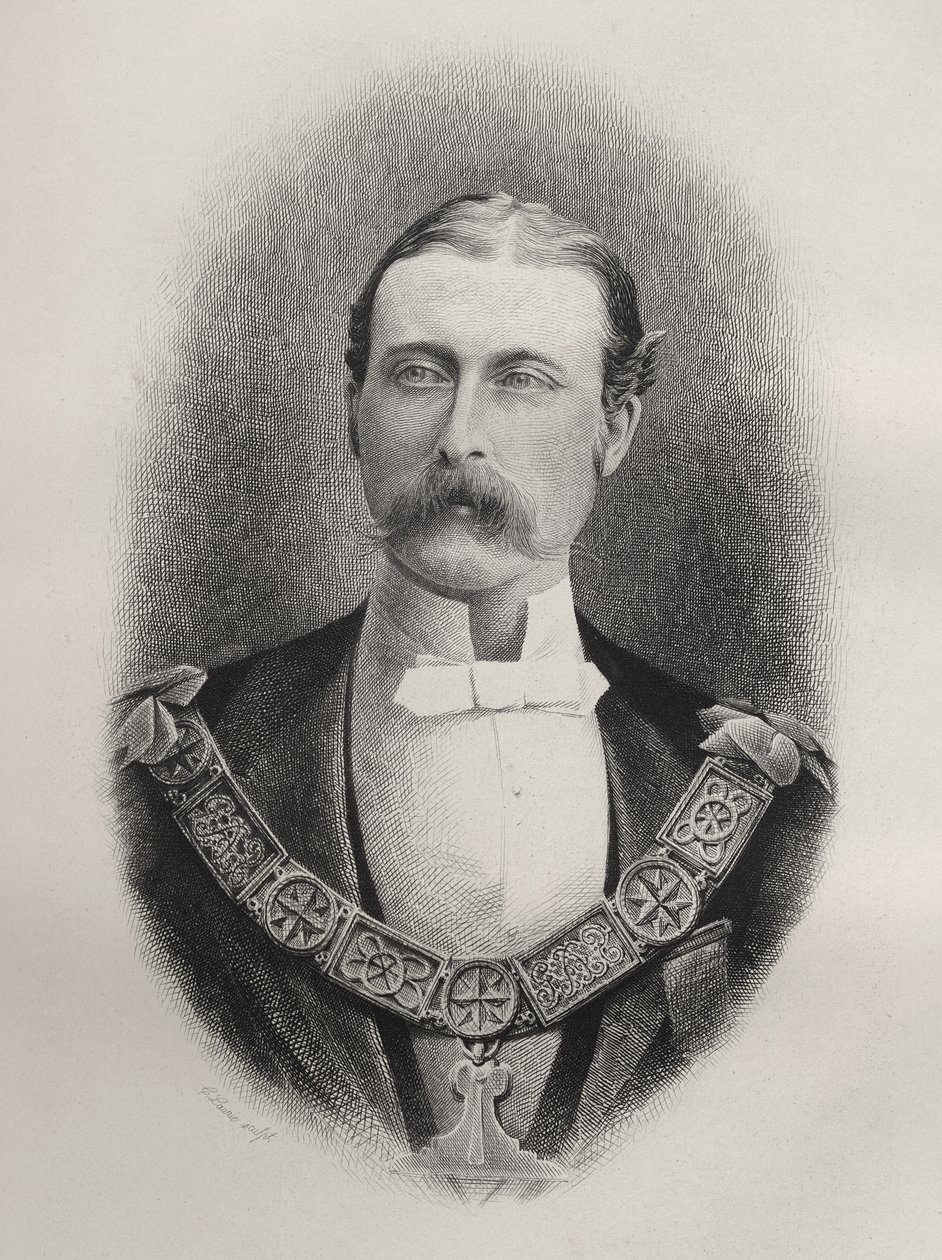 Prins Arthur William Patrick, hertug av Connaught og Strathearn, gravert av C. Laurie, fra 