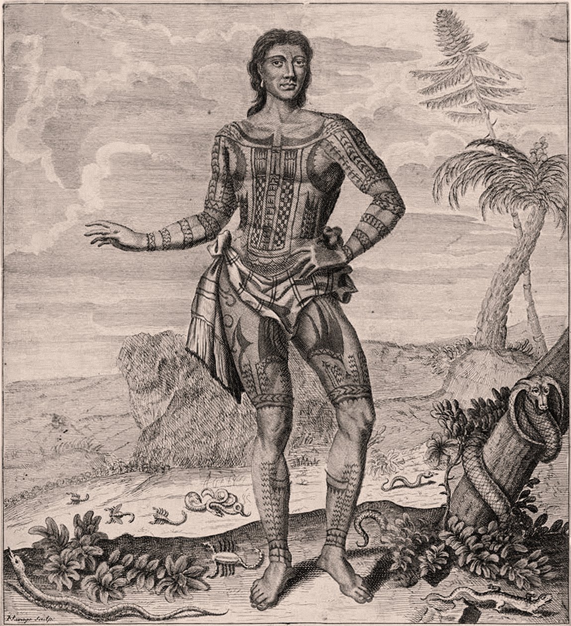 Prins Giolo fra Filippinene, 1691 av English School
