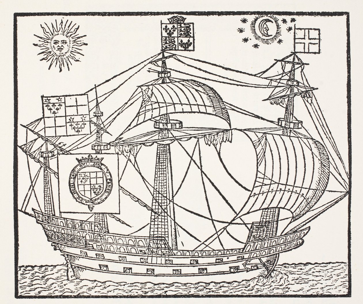 Prognostication everlasting, av L. & T. Digges, trykt av T. Marshe, London, 1576 av English School
