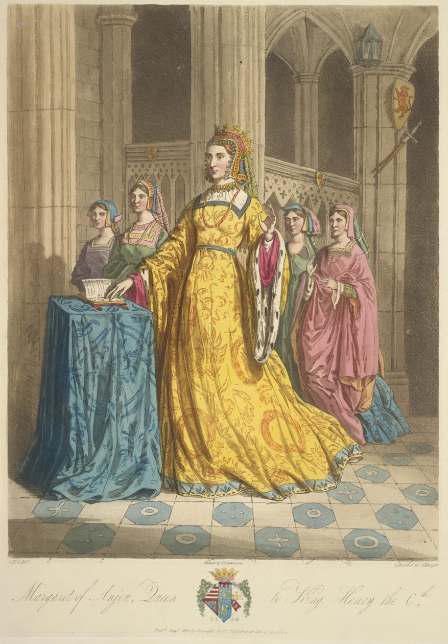 Dronning Margaret av Anjou, illustrasjon fra 