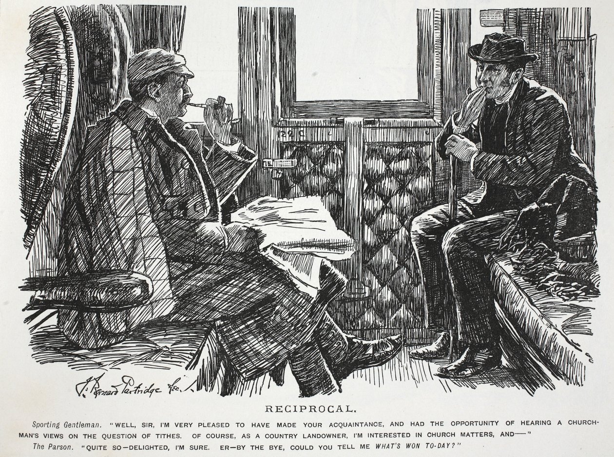Gjensidig, illustrasjon fra Punch av English School