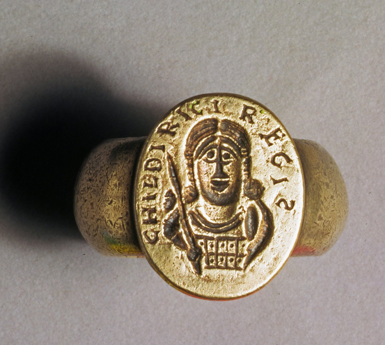 Replika elektrotype av Childerics Ring, 1831 (metall) av English School