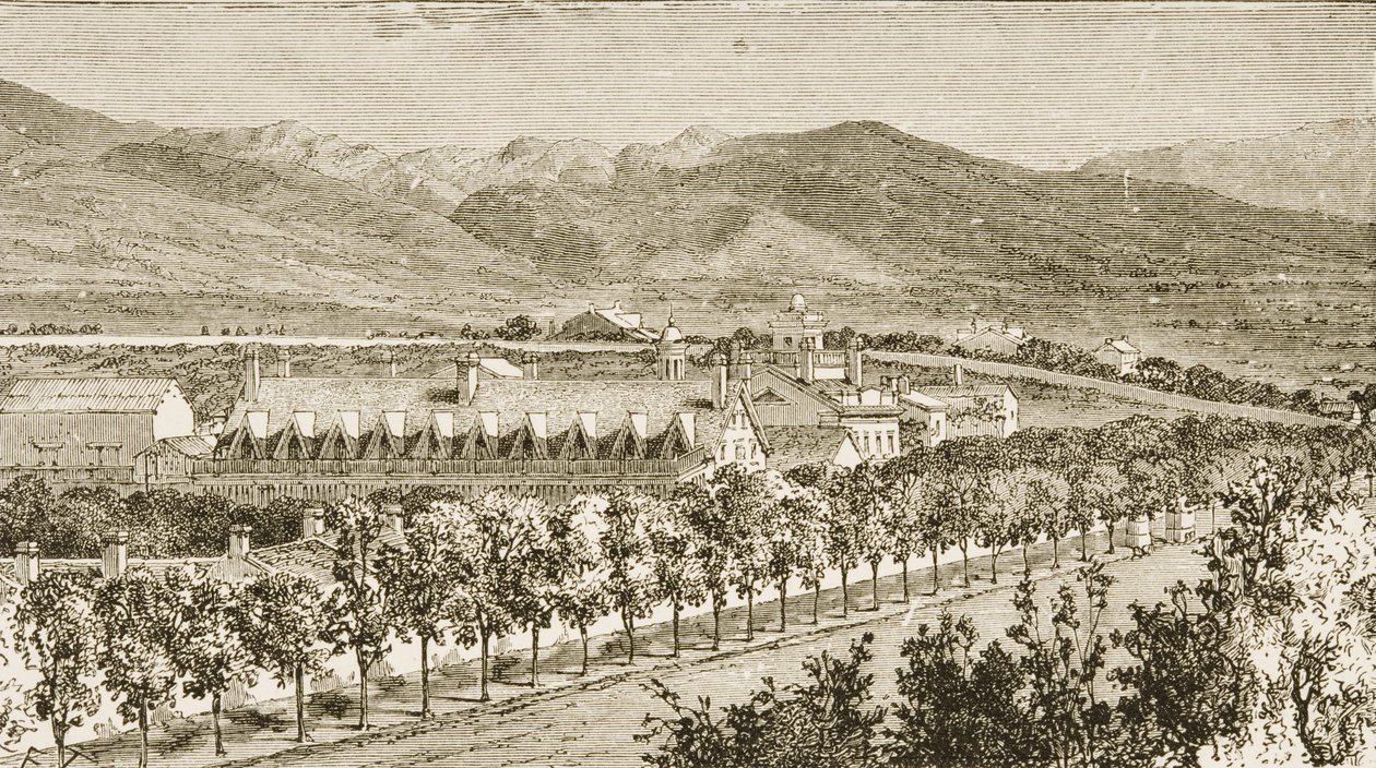 Residence of Brigham Young (1801-77) andre president for Mormon Church, Salt Lake City, Utah, fra 