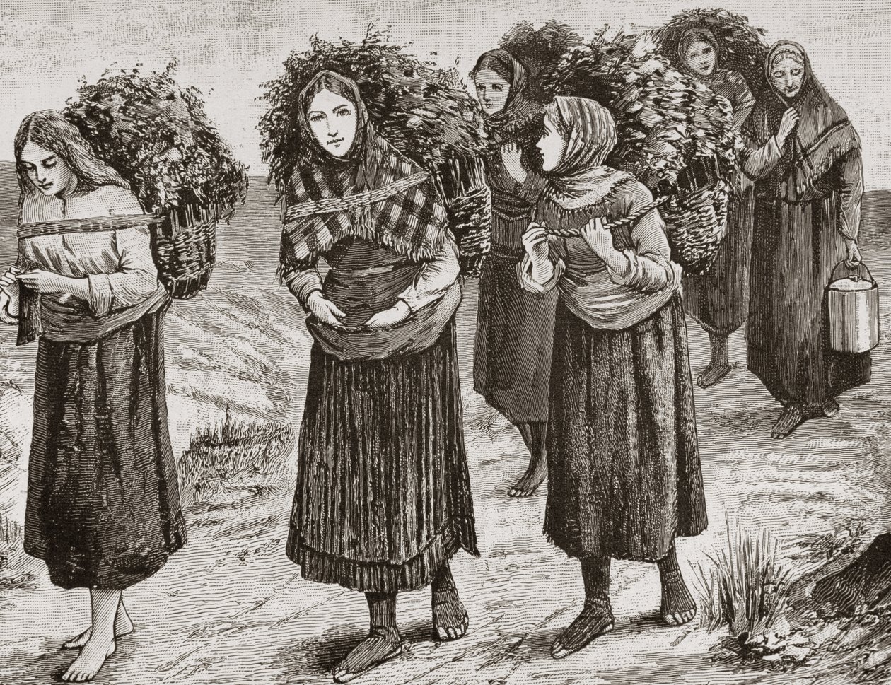 Return from the Shieling, Hebridene i ca. 1880, fra 