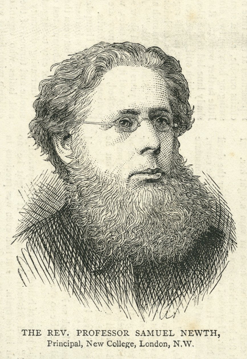 Rev Samuel Newth (1821–98), illustrasjon fra The Graphic 10. juli 1875 av English School