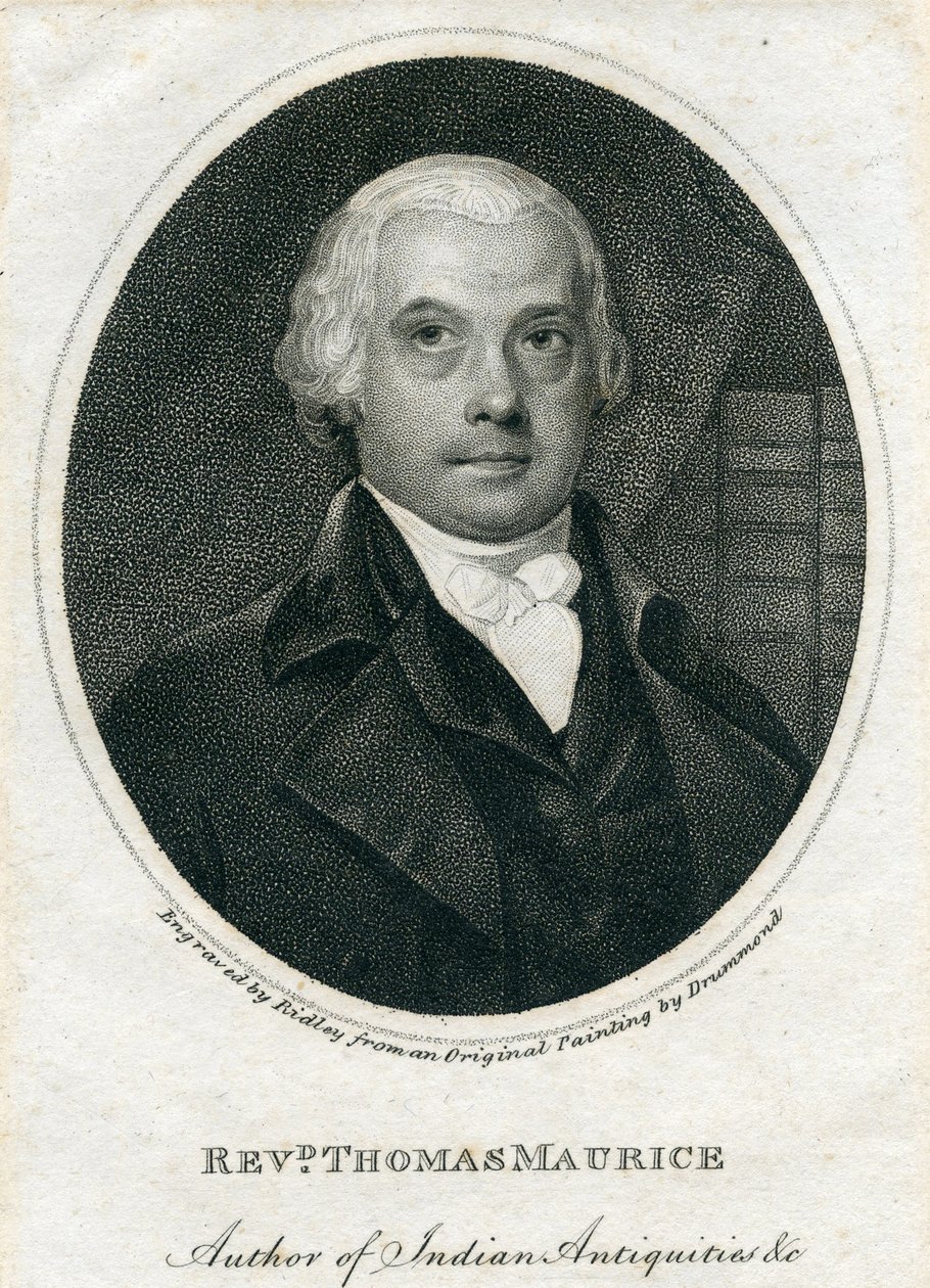 Pastor Thomas Maurice (1754-1824) (gravering) av English School