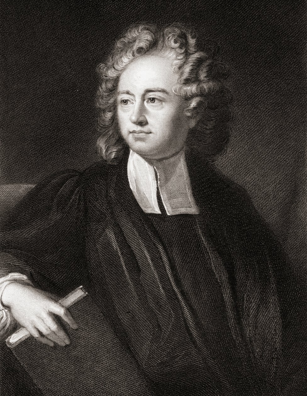 Richard Bentley (1662-1742) fra Gallery of Paintings, utgitt i 1833 av English School