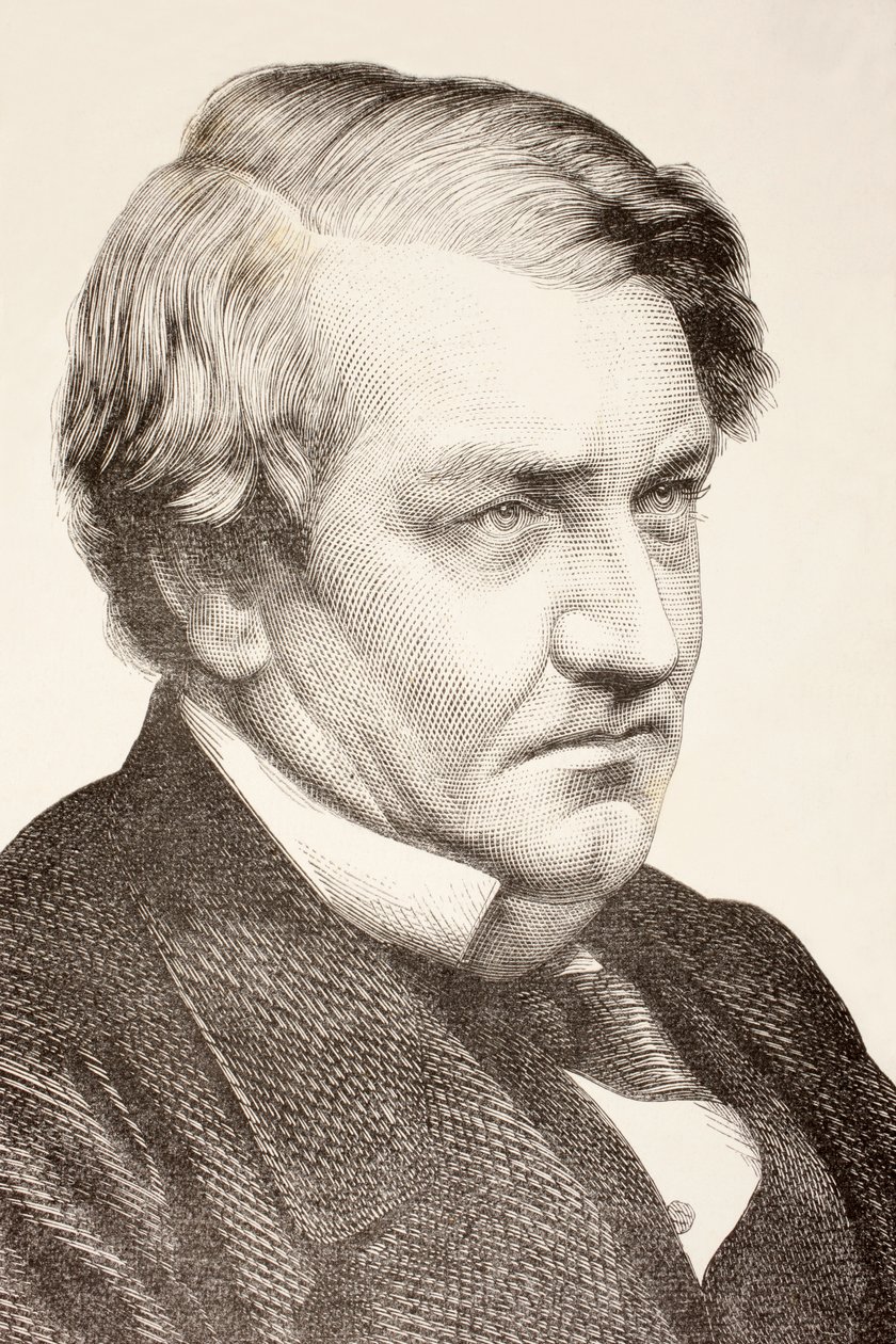 Richard Bourke (litho) av English School