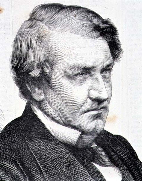 Richard Southwell Bourke, 6. jarl av Mayo (1822-1872) (gravering) av English School