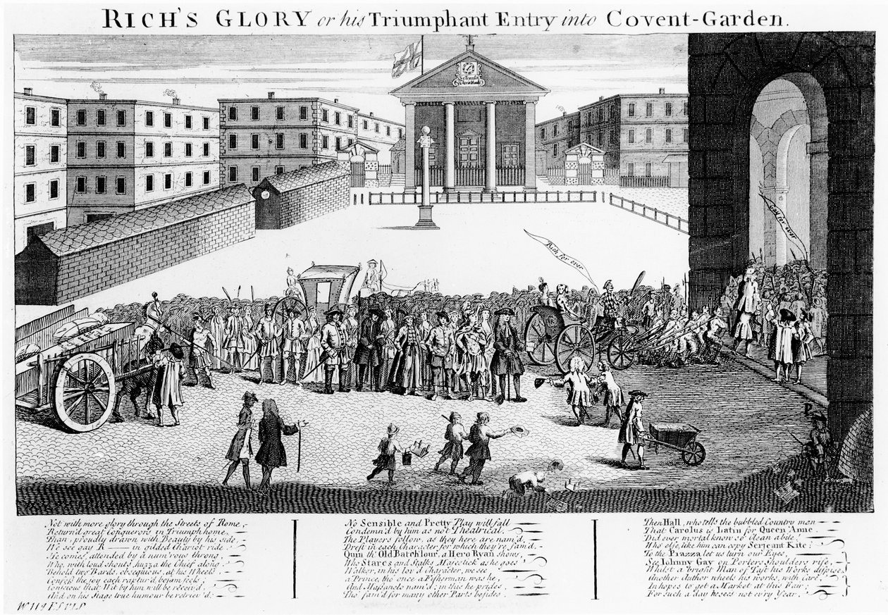 Rich's Glory eller hans triumferende inntog i Covent-Garden av English School