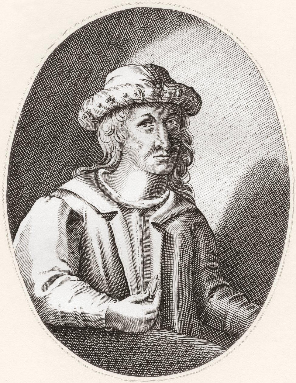 Robert III av Skottland, født John Stewart, alias jarl av Carrick av English School