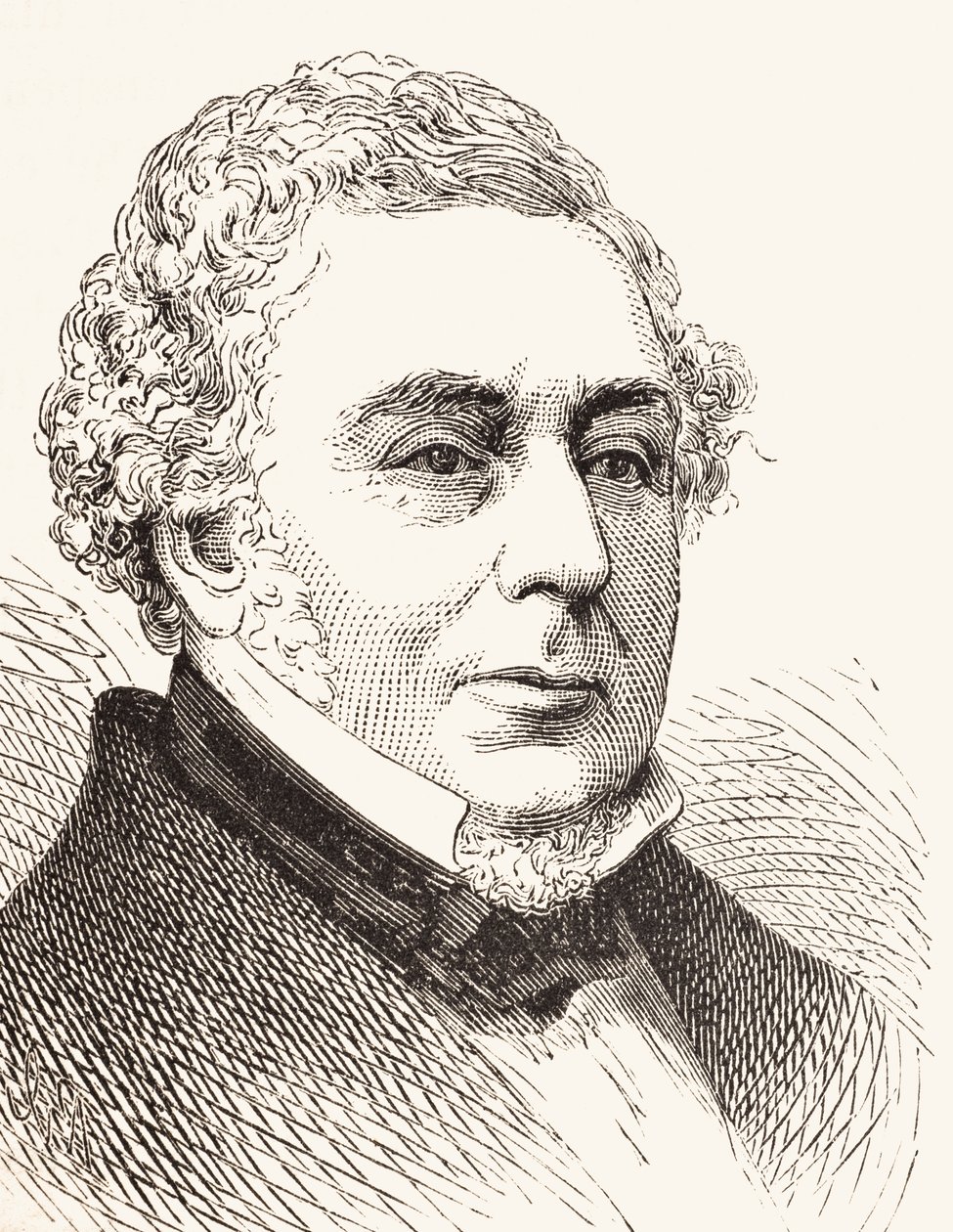 Robert Stephenson, fra The National and Domestic History of England av William Hickman Smith Aubrey (1858-1916) publisert London, ca. 1890 av English School