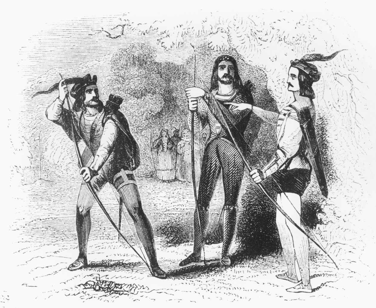 Robin Hood, Scarlet og John av English School