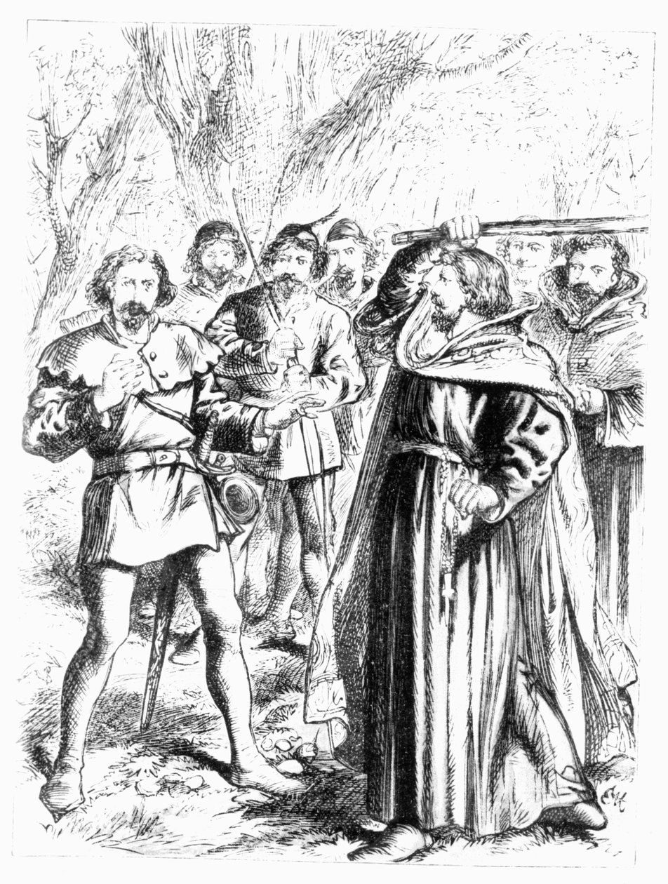 Robin Hood og kong Richard I (1157-99) av English School