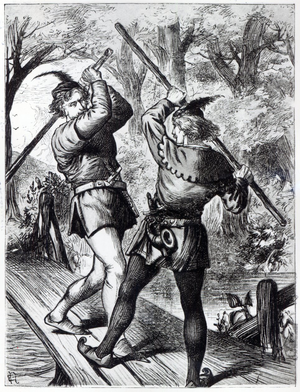 Robin Hood og Lille John av English School