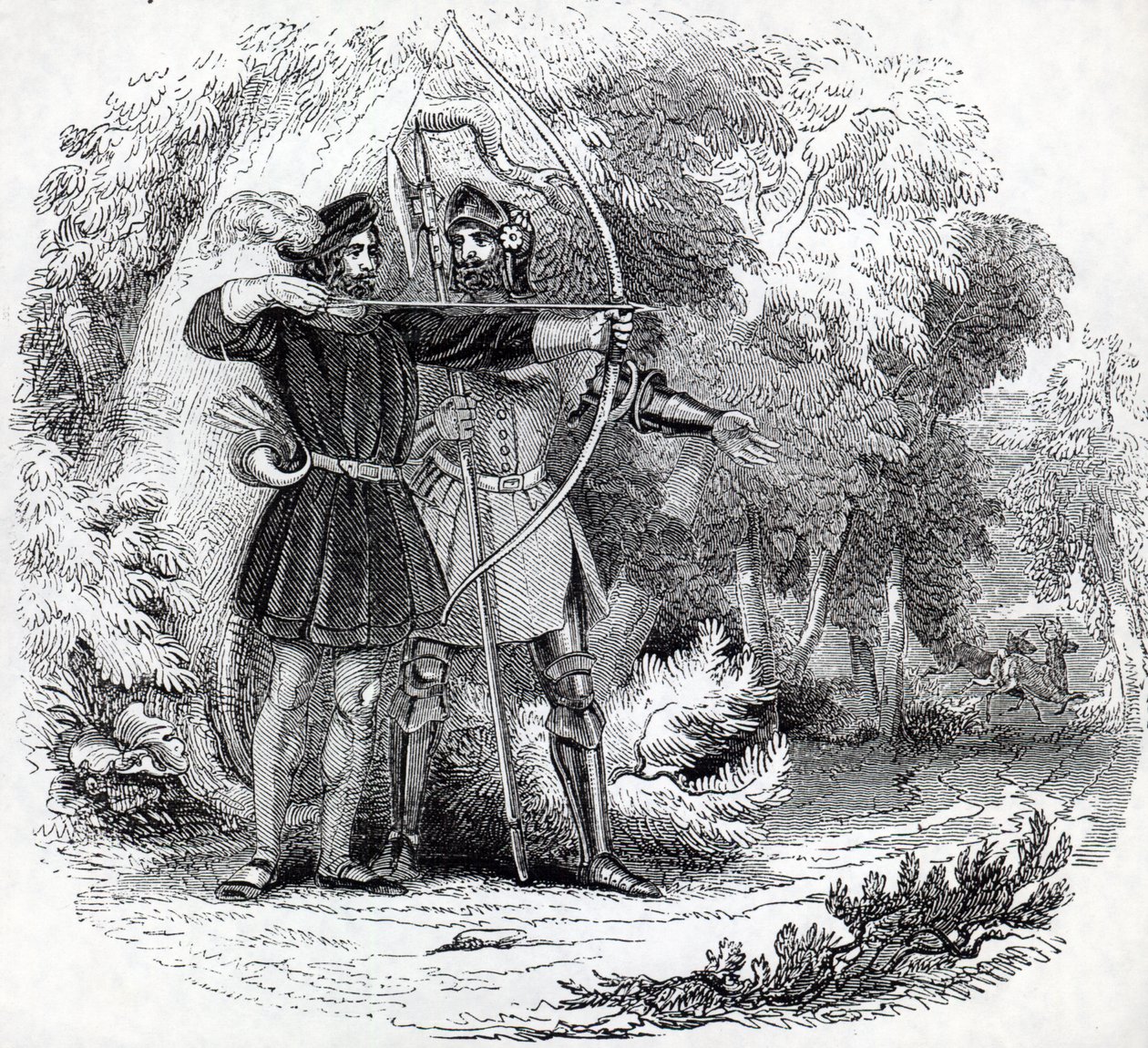 Robin Hood og Lille John av English School
