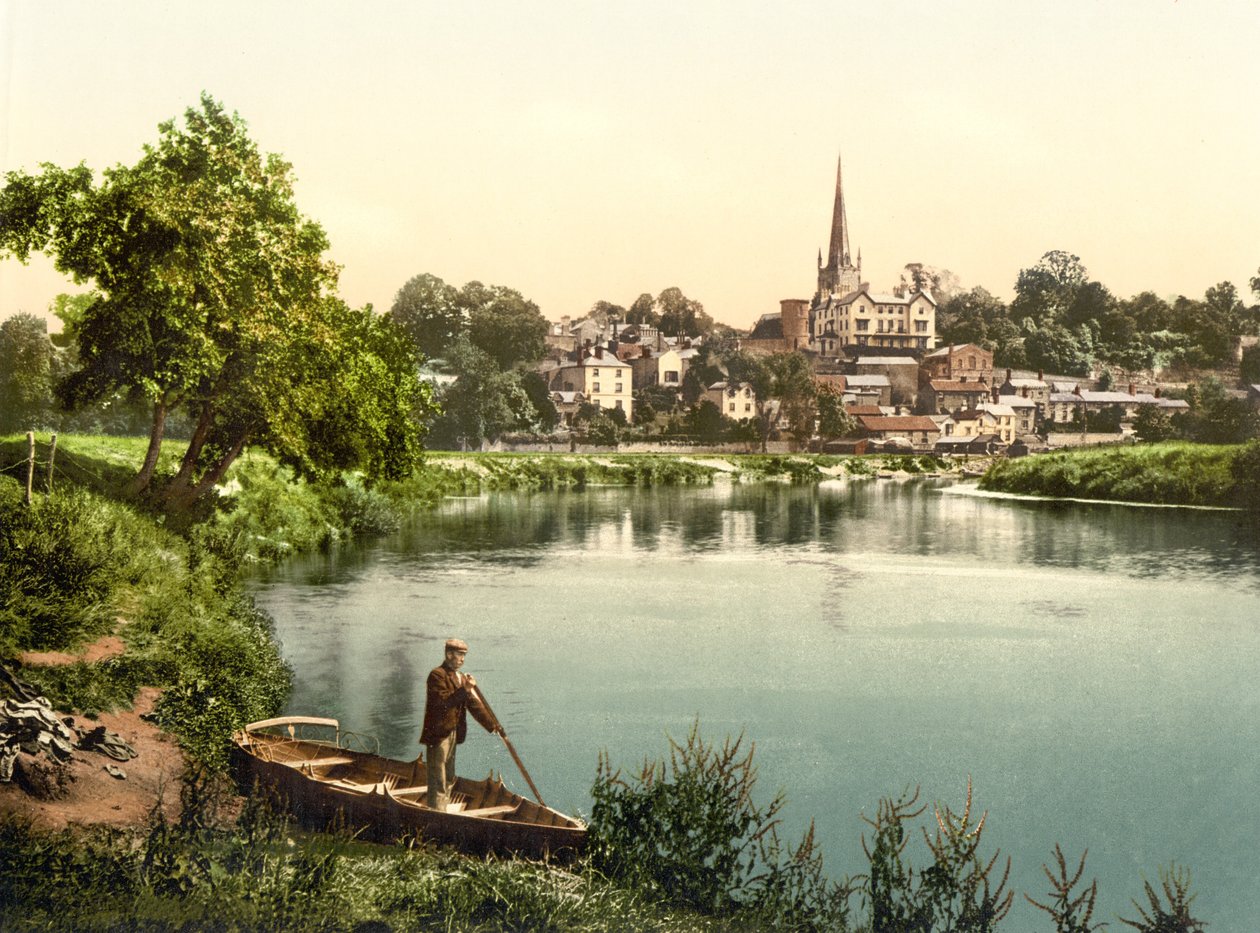 Ross from the River (håndfarget bilde) av English School