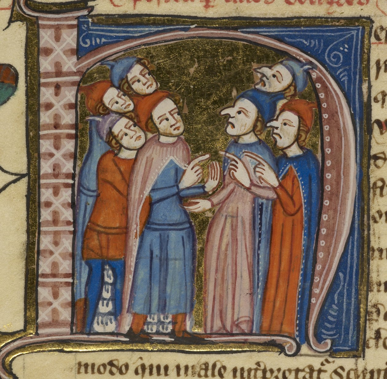 Royal 6 E. VII f.200, Heretics, fra 