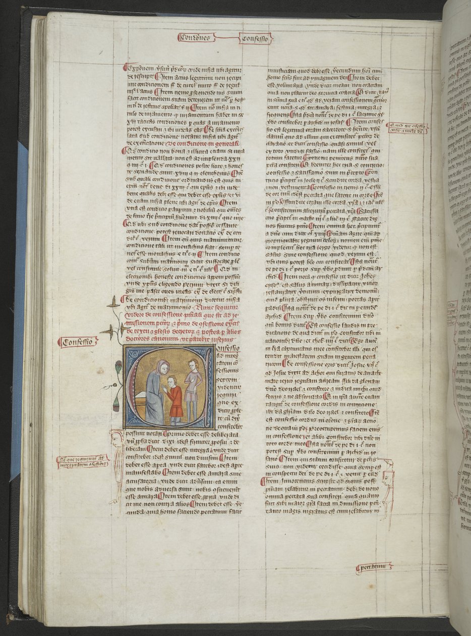 Royal 6 E 6 f. 354v Confession (Confession), fra 