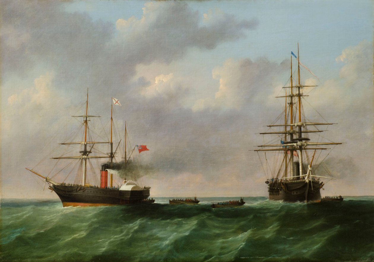 "San Jacinto" og "Trent Affair" av English School