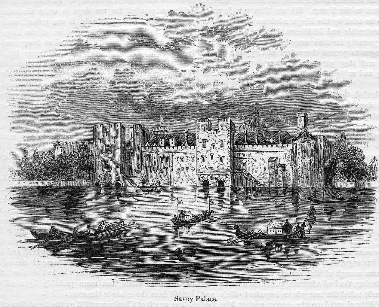 Savoy-palasset, 1661 av English School