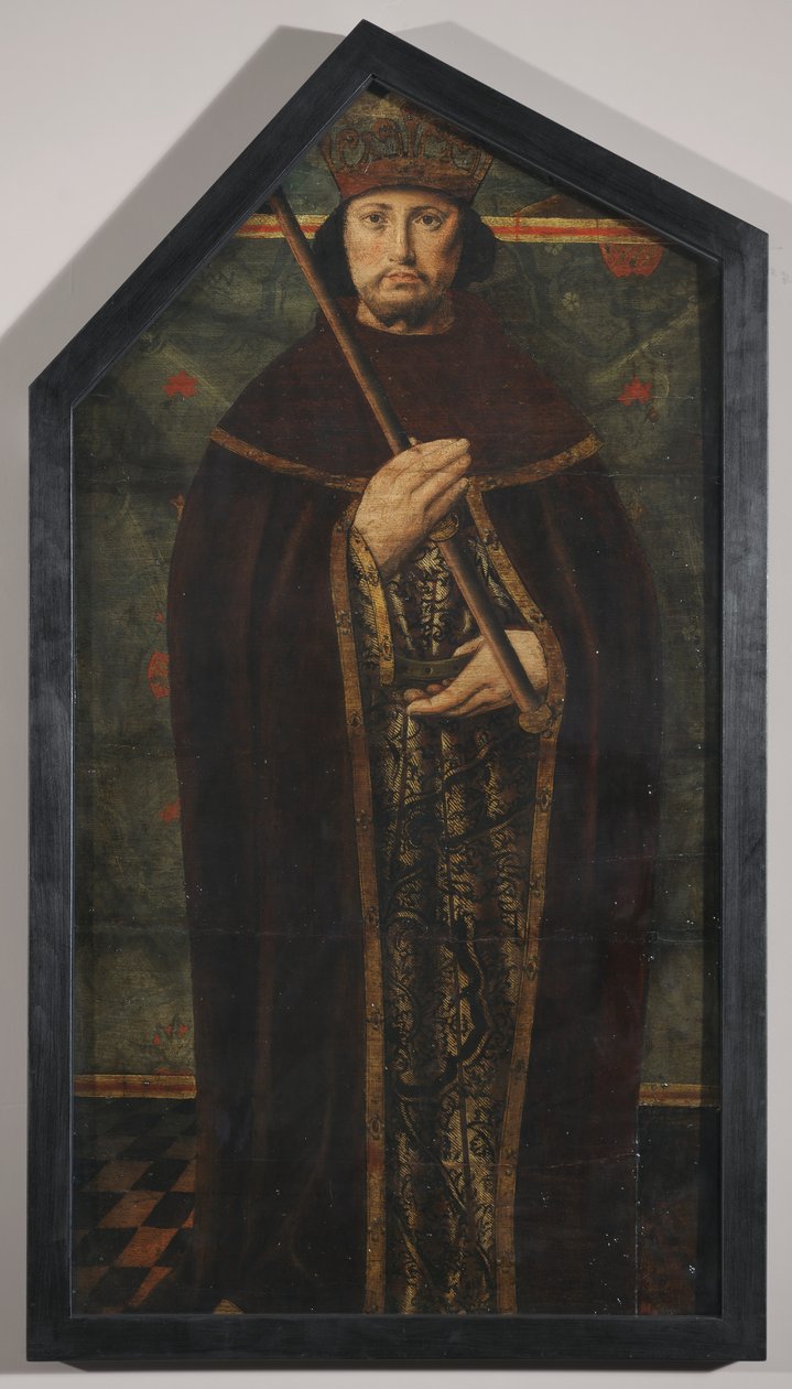 Saxon King, ca. 1515 (olje på eikepaneler) av English School