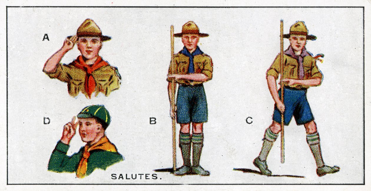 Speiderhilsen, 1929 av English School