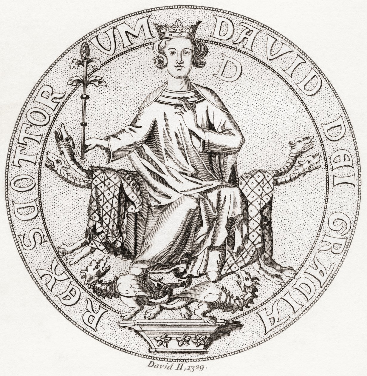 David IIs segl av English School