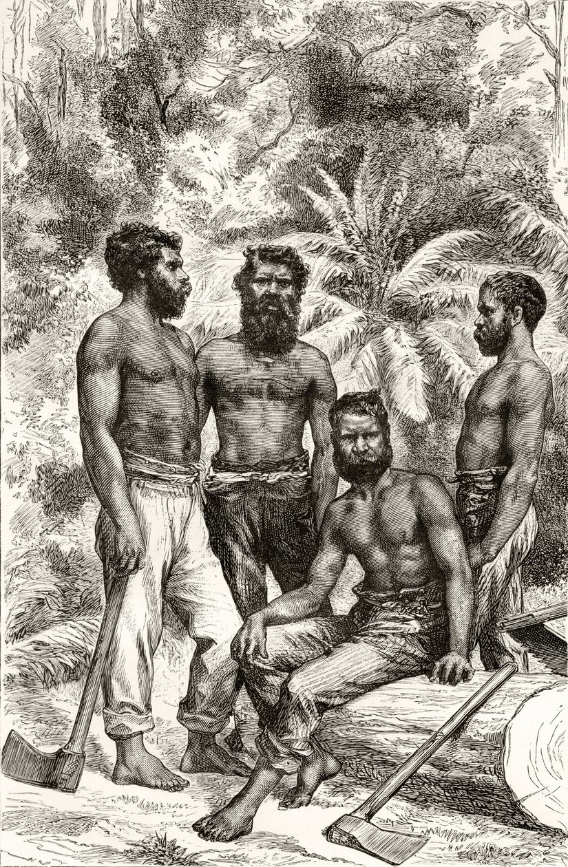 Semi-siviliserte viktorianske aboriginer, fra 