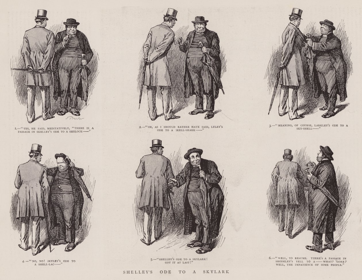 Shelleys ode til en sanglerke (lito) av English School