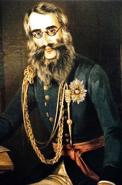 Sir Charles Napier (olje på lerret) av English School