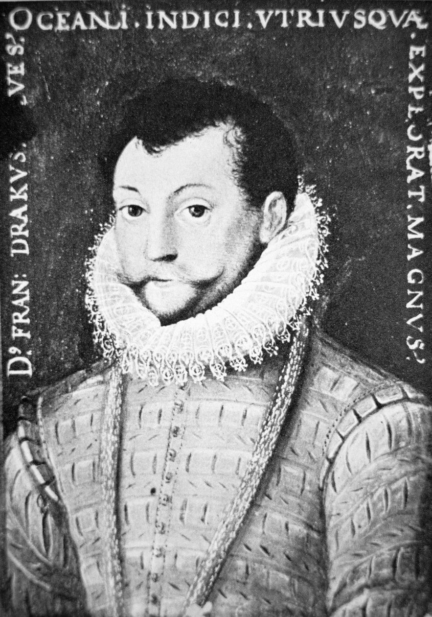 Sir Francis Drake (gravering) av English School