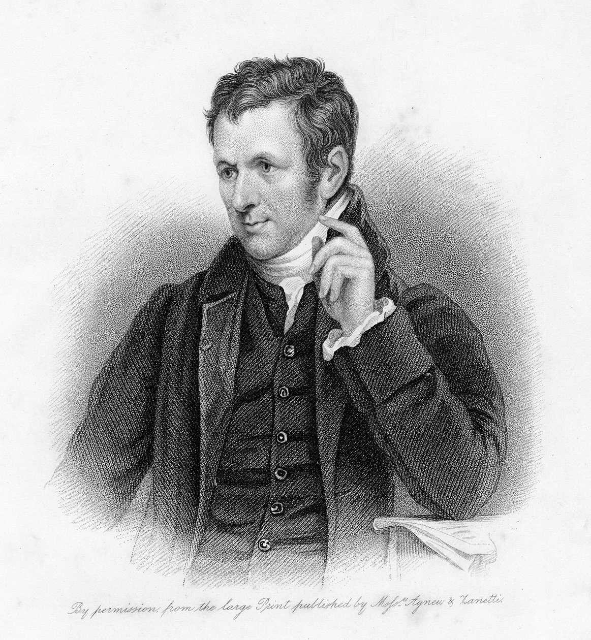 Sir Humphrey Davy, gravert av Samuel Freeman av English School