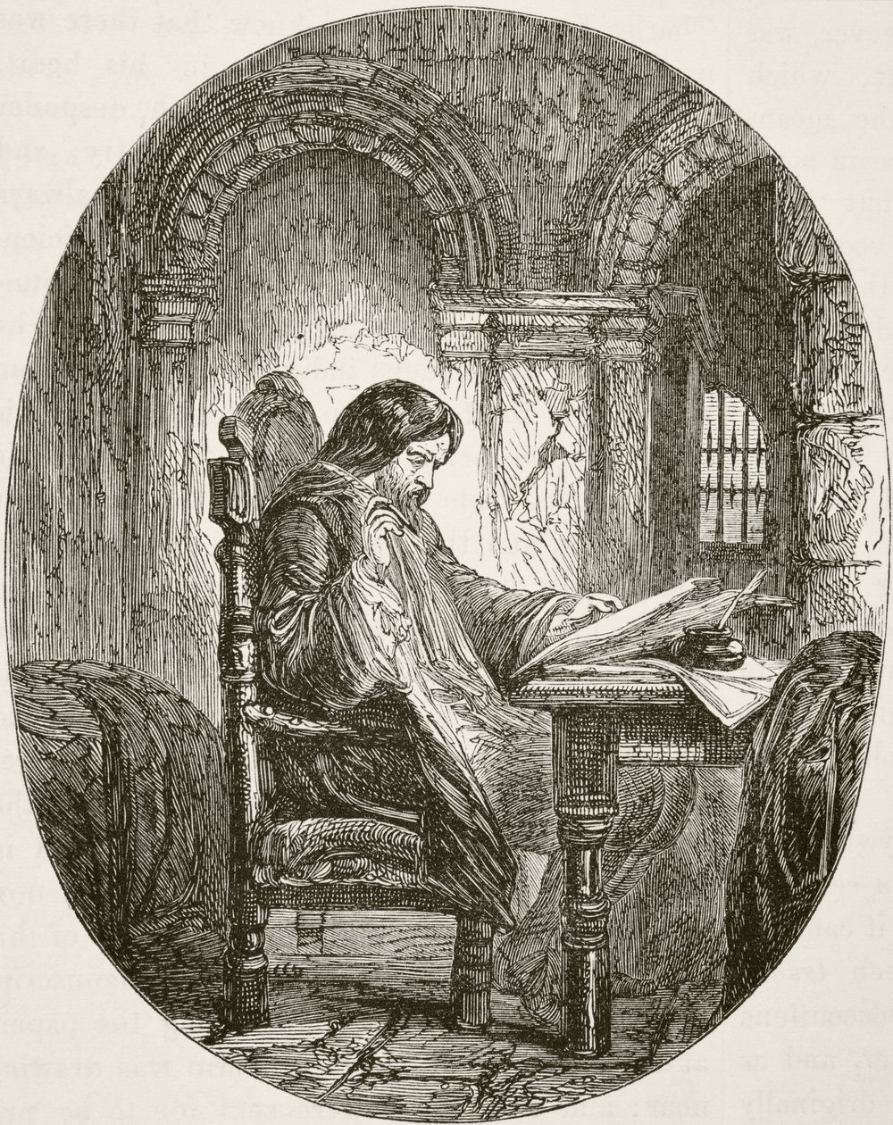 Sir John Eliot i fengsel, fra 