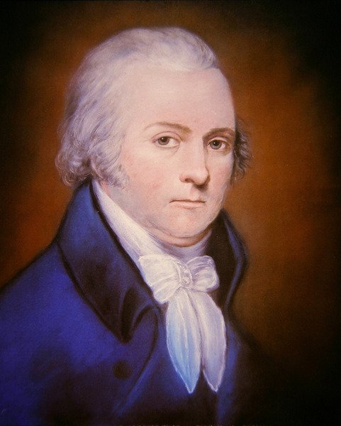 Sir John Johnson (pastell på papir) av English School
